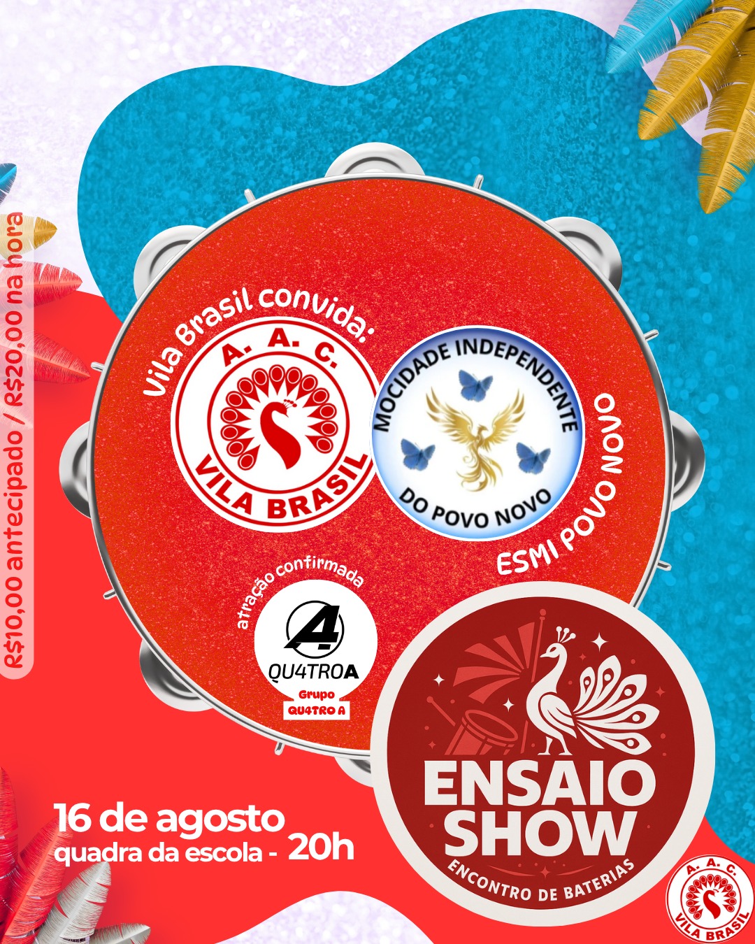 Leia mais sobre o artigo Ensaios Show começam em Agosto